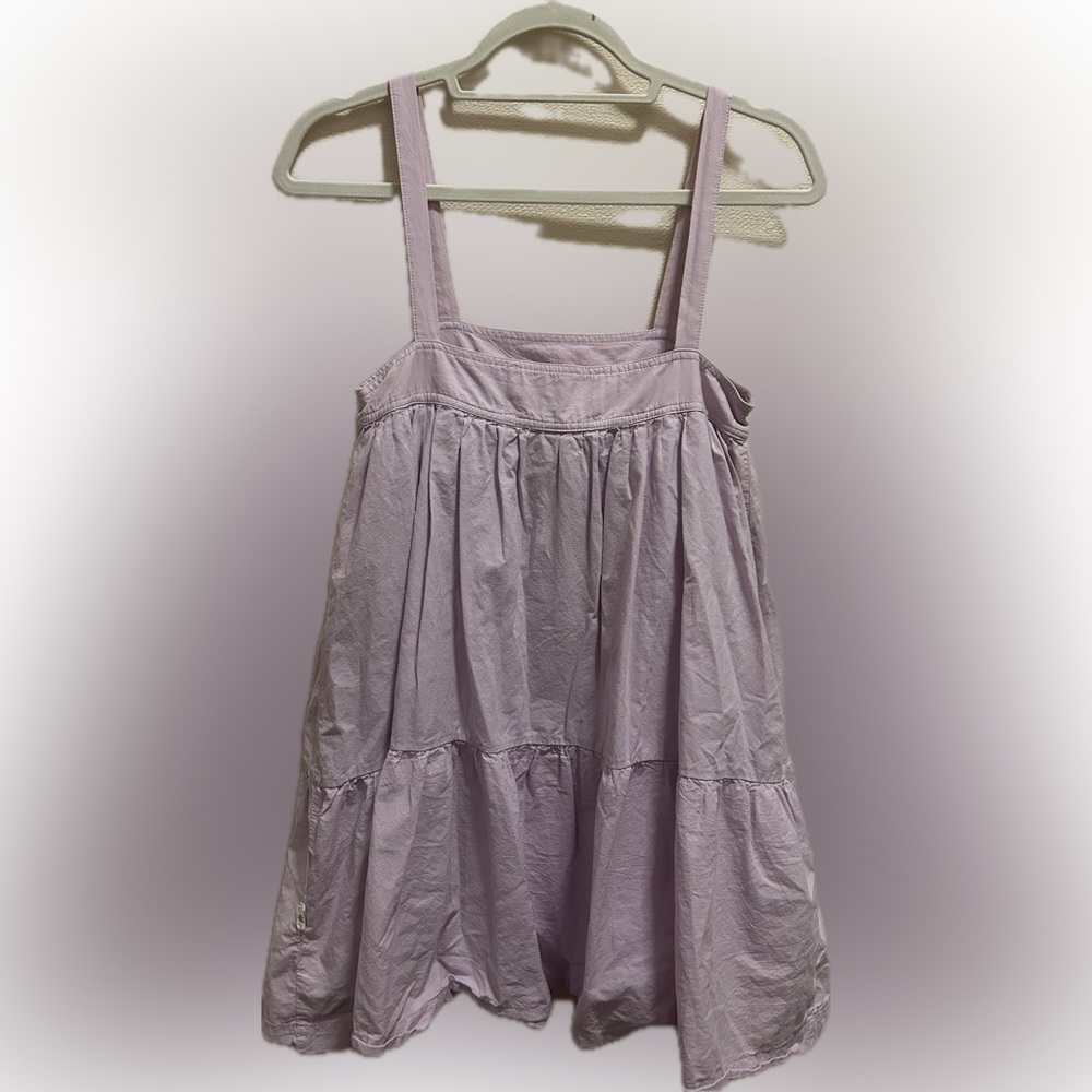 Purple sunset mini dress
